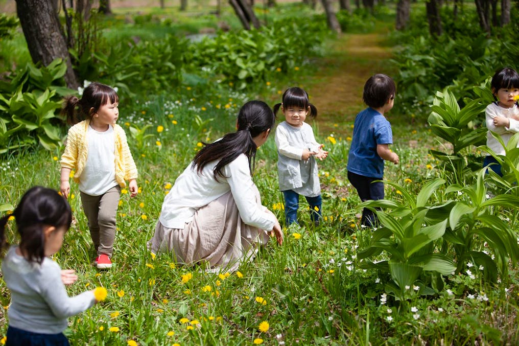 豊かな自然に囲まれた環境