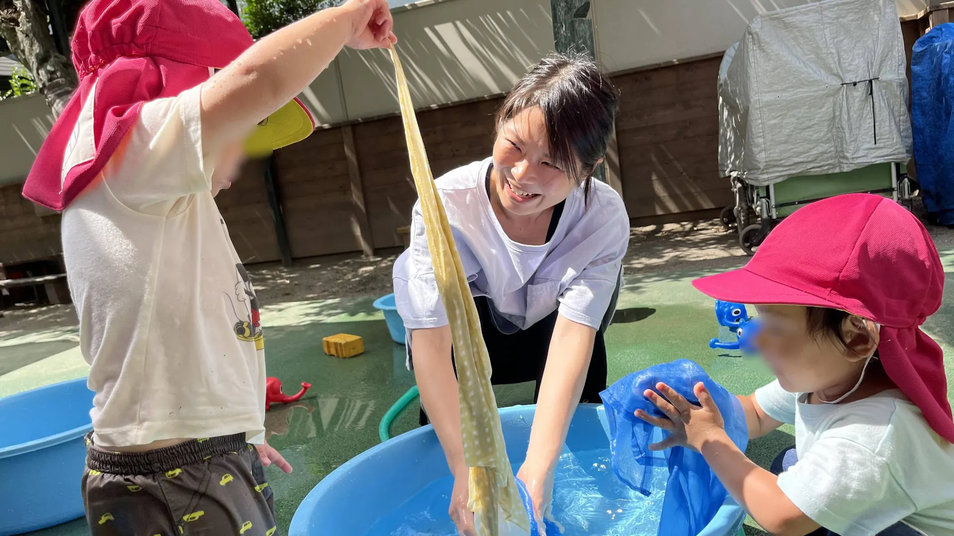 家庭的な雰囲気の中で、じっくりと子どもとかかわれます