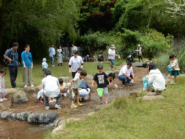 松川湖水生生物観察の一日