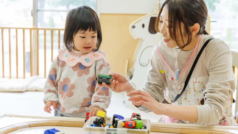 広々としたテラスが特徴の開放的な保育園！27卒の方も大歓迎!