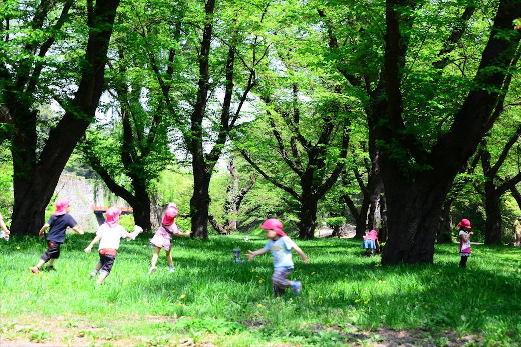 ・自然豊かな環境でお散歩