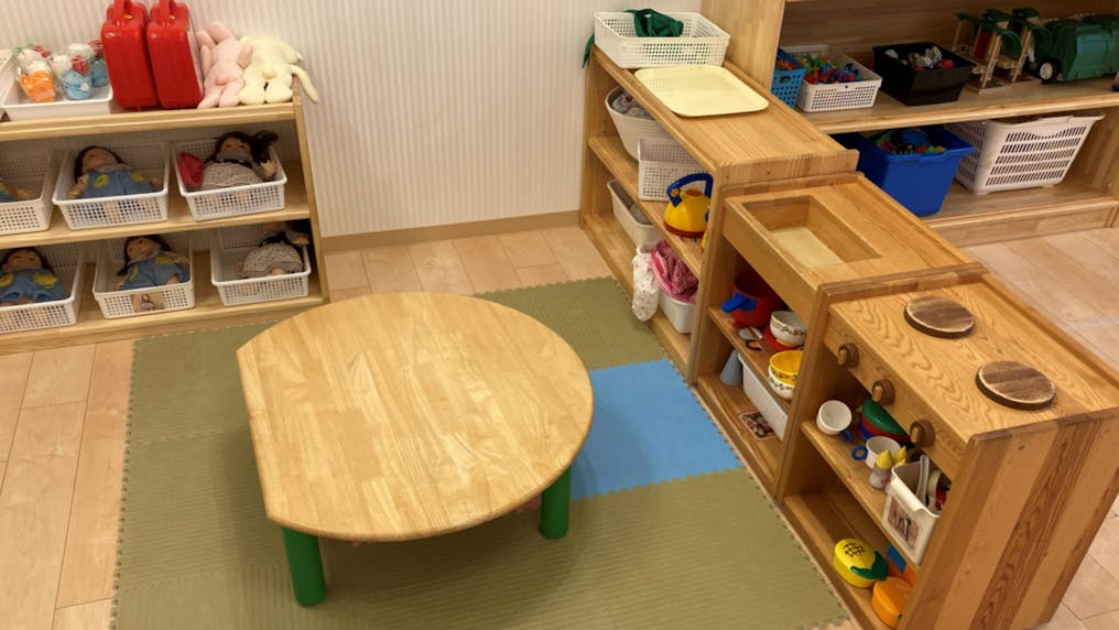 好きな遊びを選べる環境