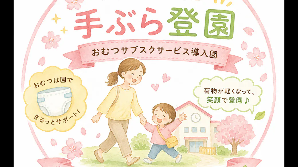 おむつサブスクサービスの導入園