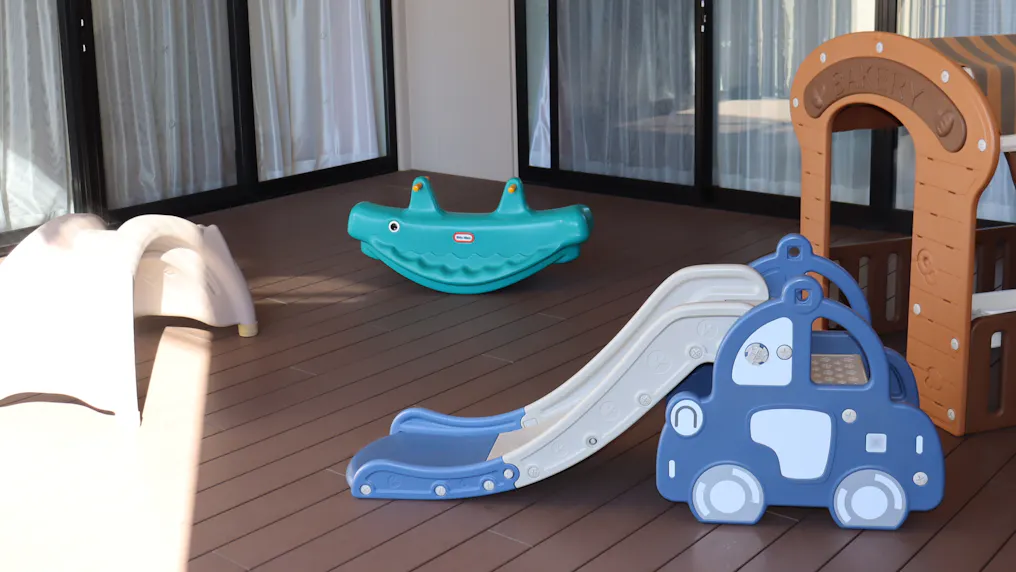 オープンテラスのある保育園