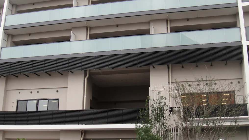 マンション２階部分に設置された保育園