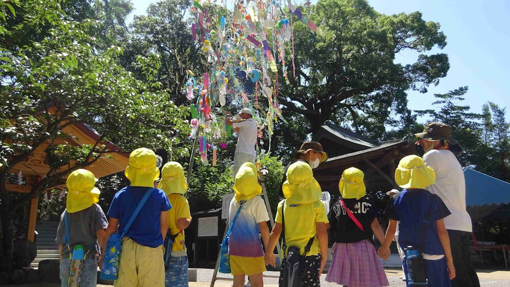 神社保育と境内