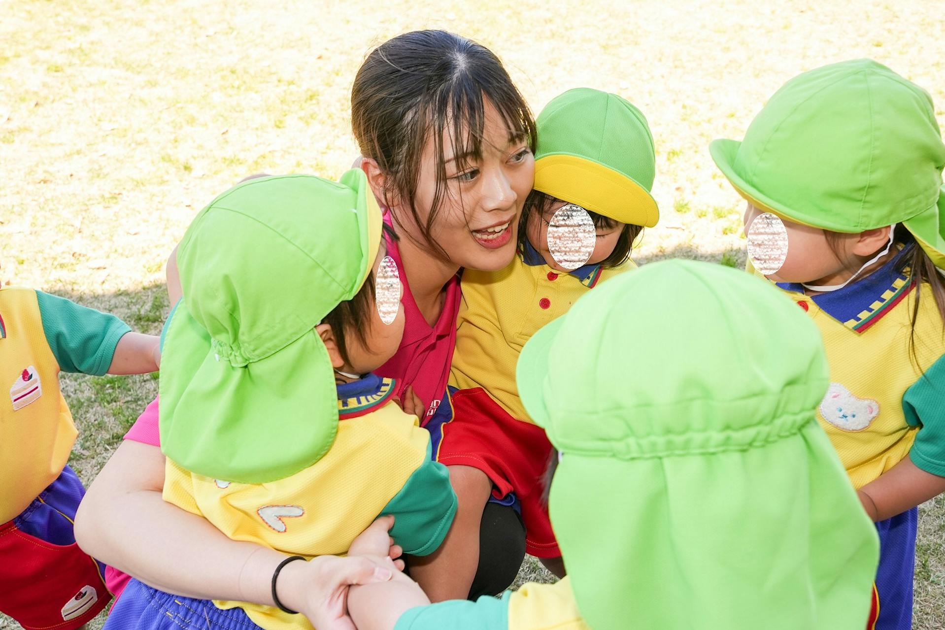 子どもたちの笑顔に共感し、自分のことも大事にできる