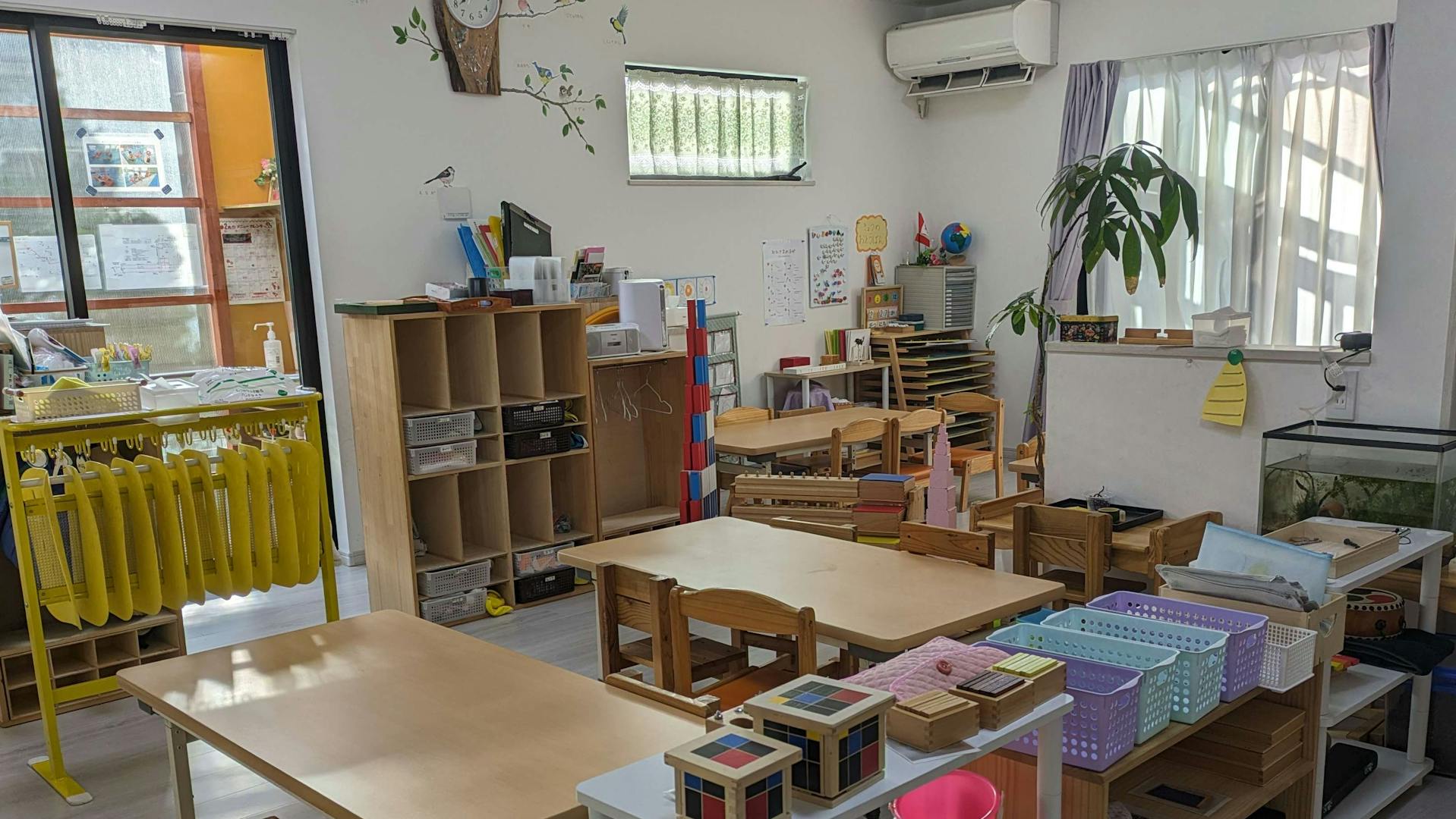 モンテッソーリ教育を取り入れた、小規模園です！