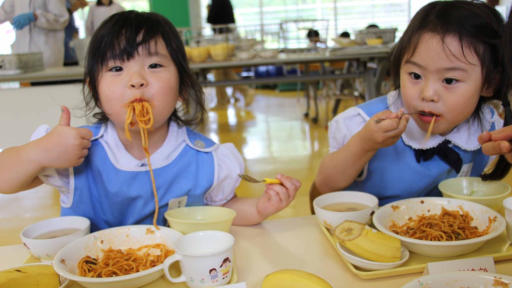 完全給食で「健康と食育」
