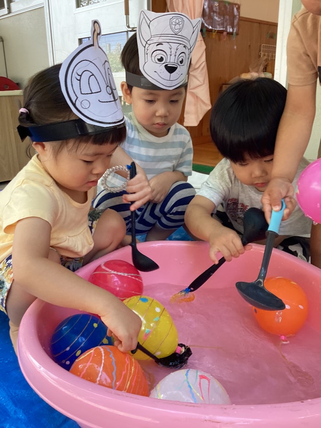 お祭りごっこをしました！
