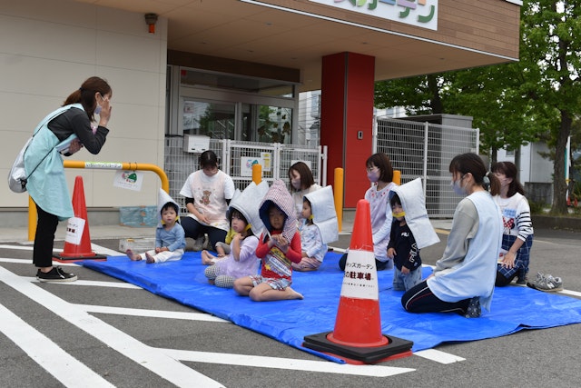 避難訓練を行ないました。