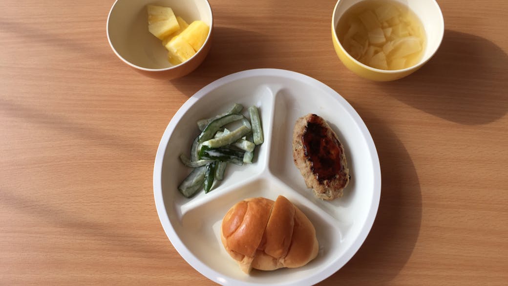 おいしい手作りの給食!
