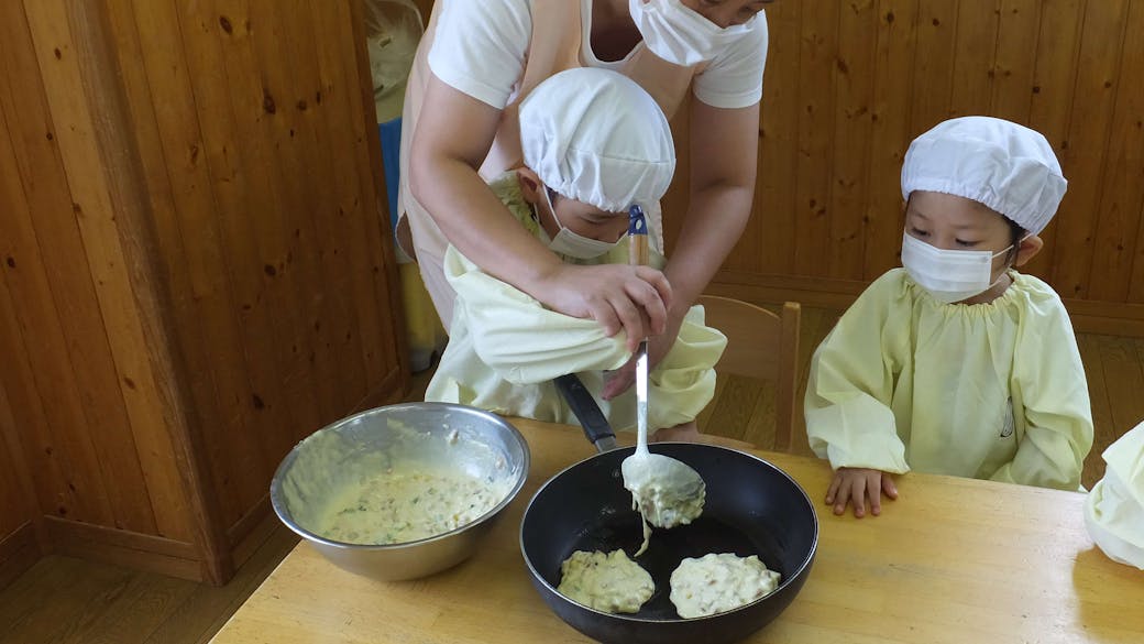 自分で作って自分で食べる！という体験を！