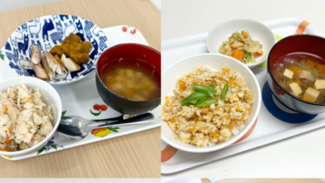 手作りの食事