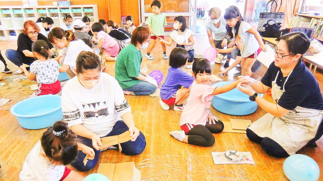 子ども達の成長を感じることができる制作物