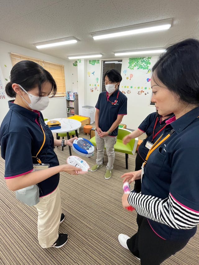 【MAAS】避難訓練と救命救急(AED)を行いました‼