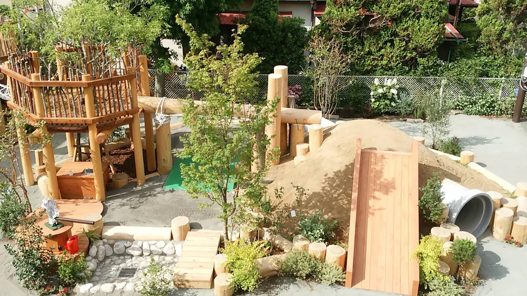 松が丘保育園（R8.４月より認定こども園移行予定のため、「松が丘こども園」へ変更予定）の施設イメージ