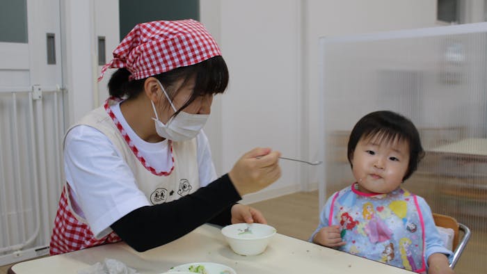 育児担当制で一人ひとりと丁寧に