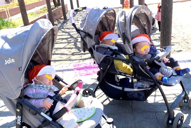 公園に散歩に行くと気持ち良くてみんな寝ています