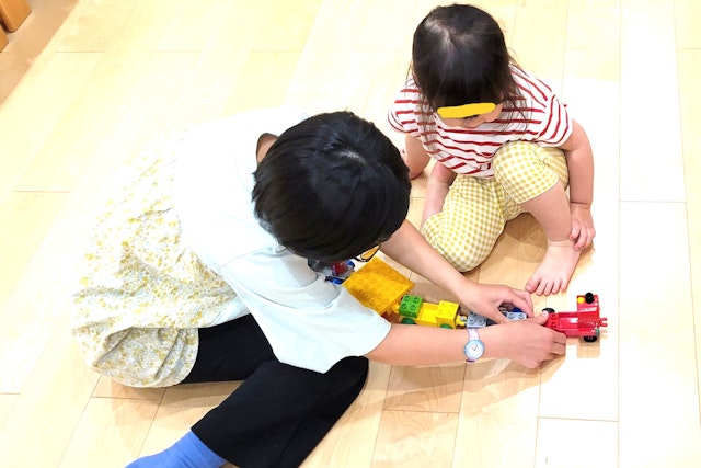育児体験ボランティアに来てくれました！