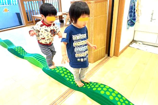 ウェイブバランス上手に渡れたよ！