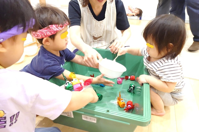縁日ごっこをして楽しみました！