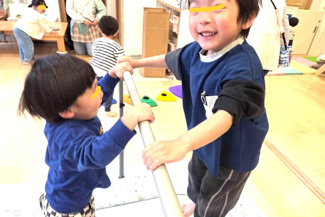 おしゃら保育園、ラストはみんな大好きトランポリン！