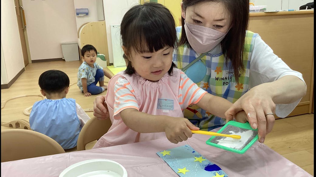 子ども達の成長を感じることができる制作物