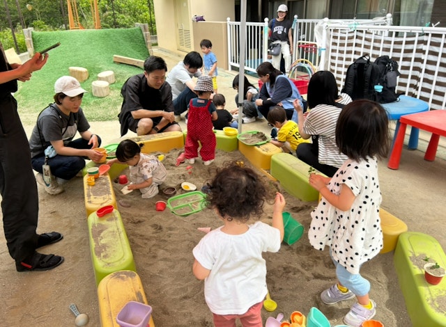 6月の園庭開放の様子