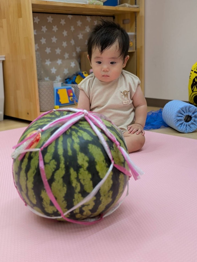 すいかって大きいね♪