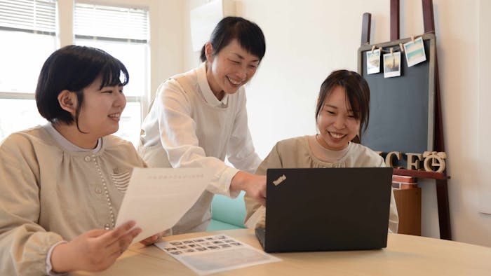 チーム制なので安心して働けます