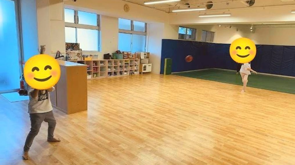 野球やサッカーも出来る広いスペース