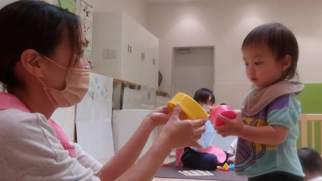 お子様の成長に合わせた愛情ある保育