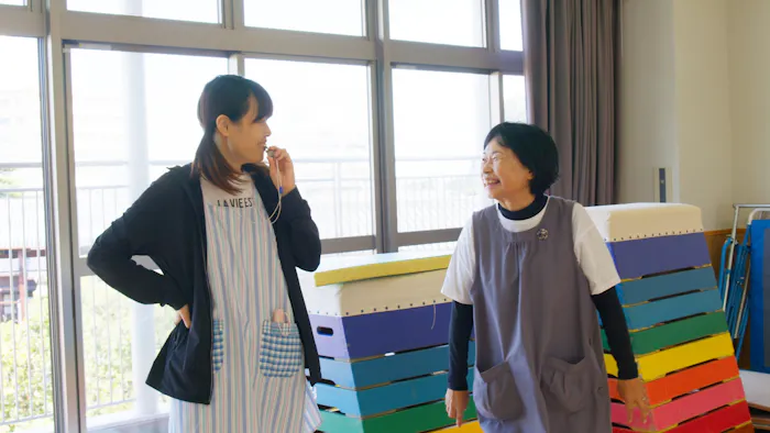 職員間の調和を大切に