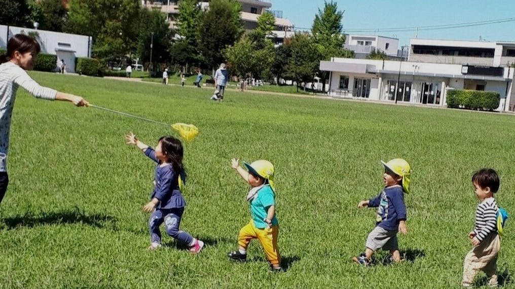 緑豊かな公園で毎日大冒険