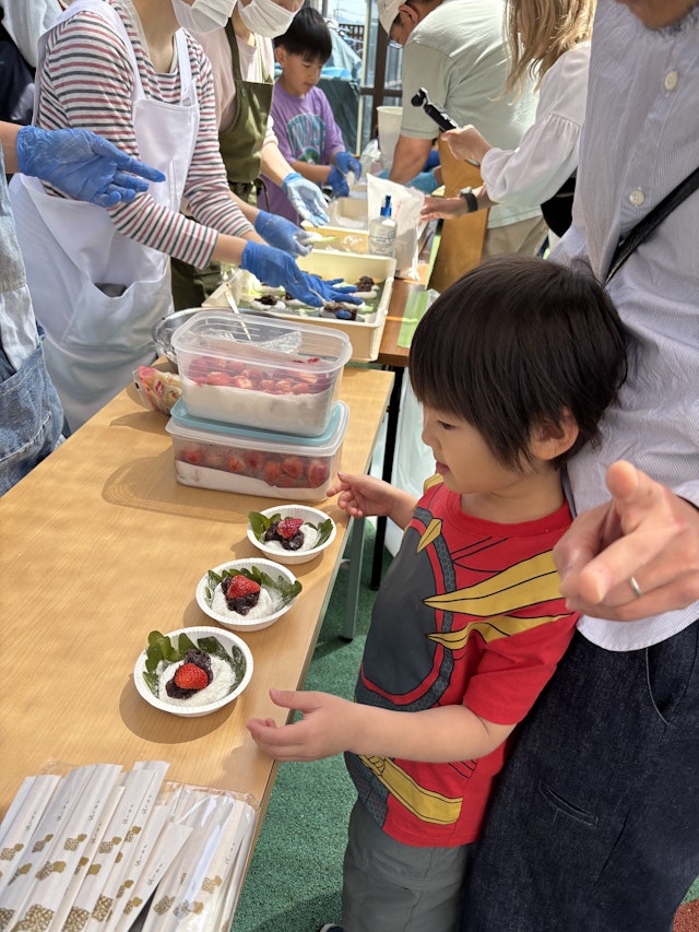 GW　SPイベント　お餅つき