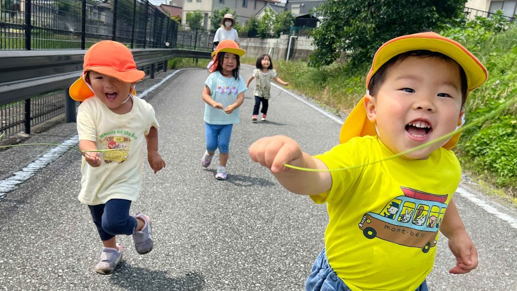 貯水池周りの散策路