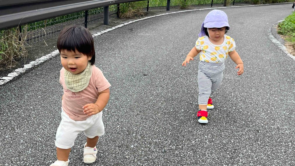 貯水池周りの散策路