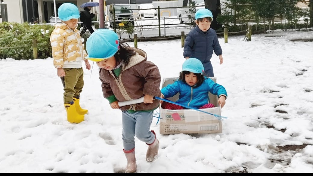 落ち着いた環境の中で、「生きる力」の基礎を育みます