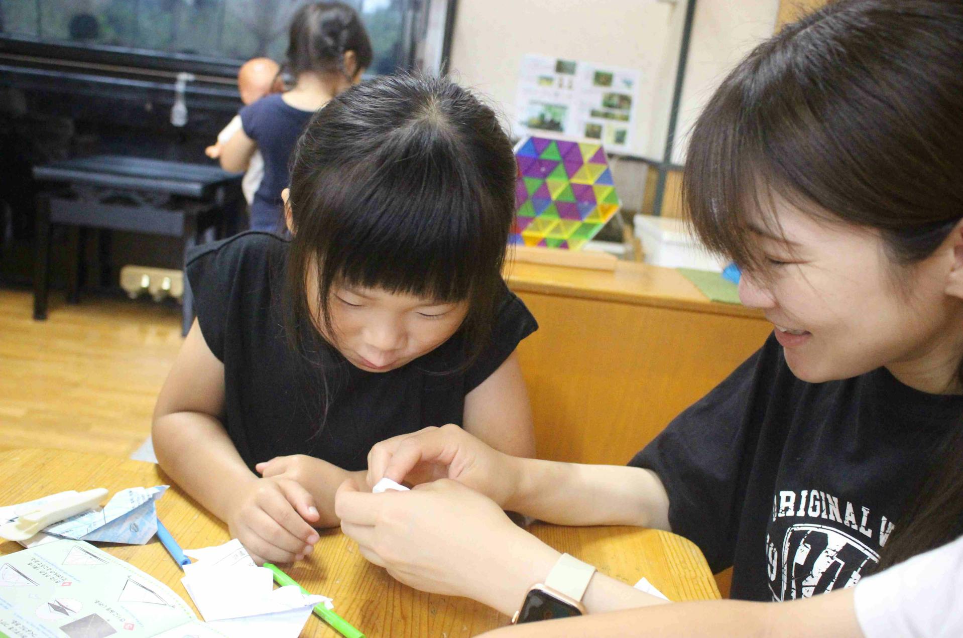 自然に囲まれた環境の中で、日課のある保育を大切にしています