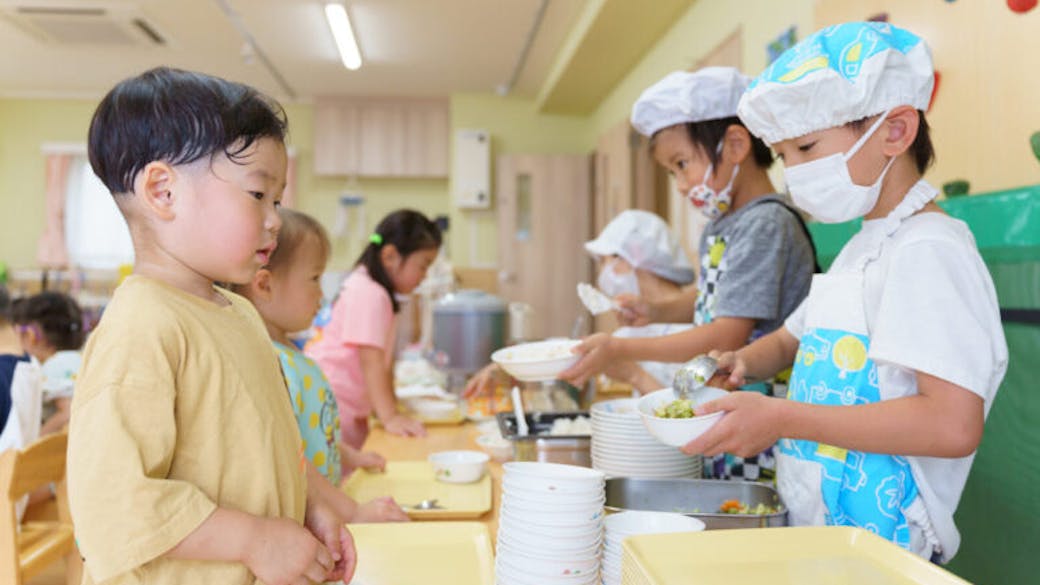 「どのくらい食べる？」を自分で決めています