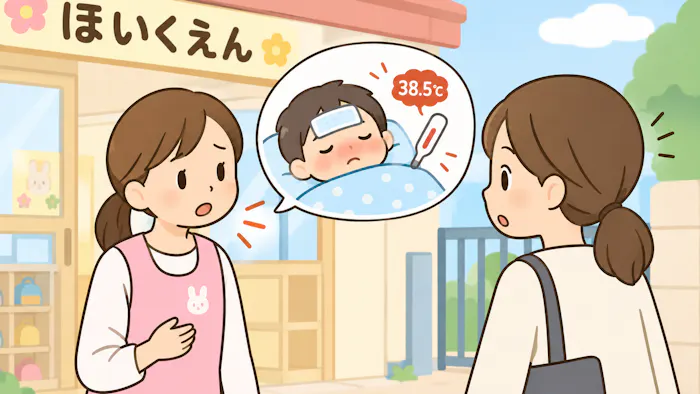 自分の子どもが発熱でお迎え要請！そんな時・・・