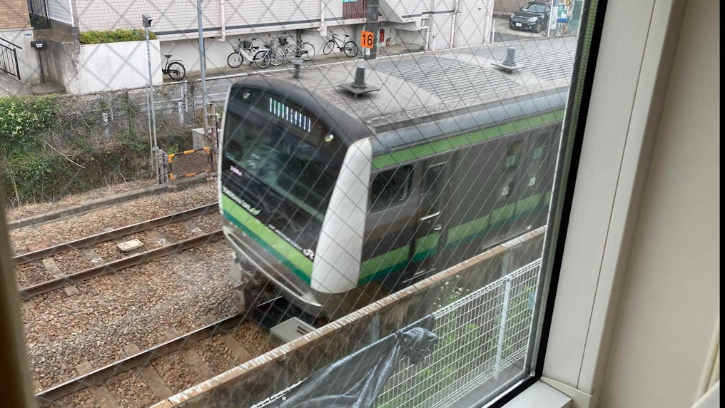 みんな大好き！電車が見える立地！