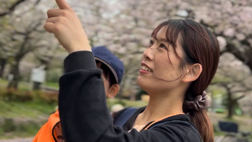 子どもの目線に立って、一緒に発見!