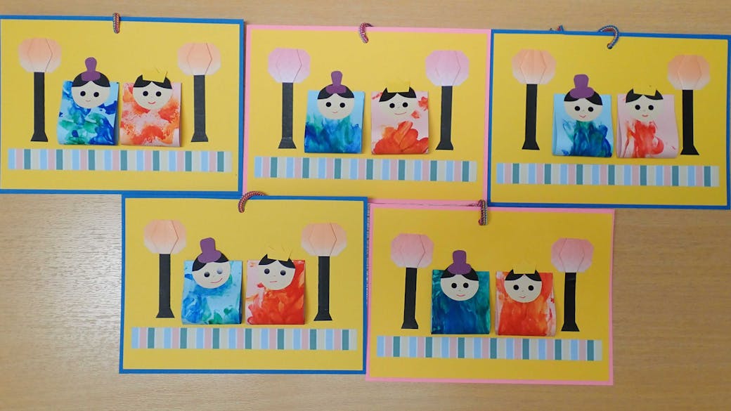 子ども達の成長を感じることができる制作物