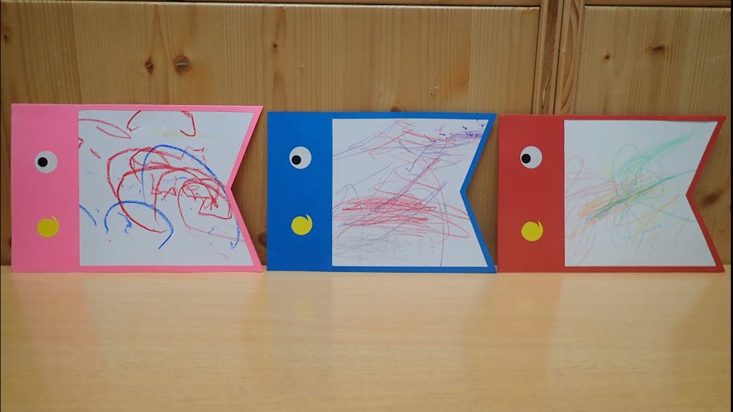 子ども達の成長を感じることができる制作物