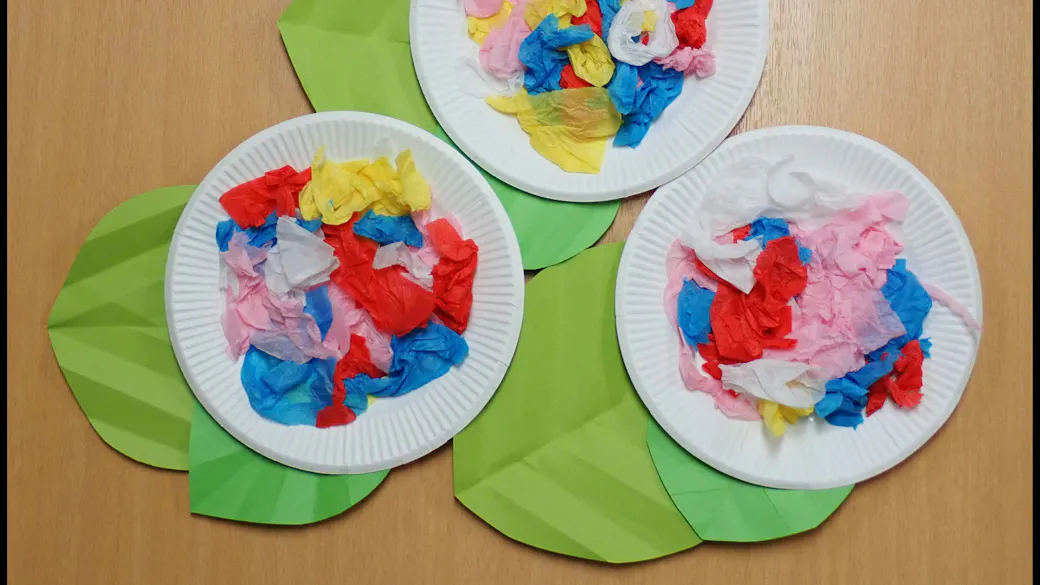 子ども達の成長を感じることができる制作物