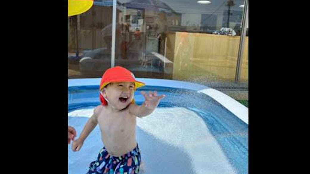 プール遊び・水遊び大好き！