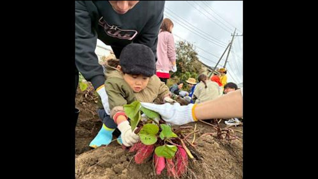 楽しかった芋掘り体験✨