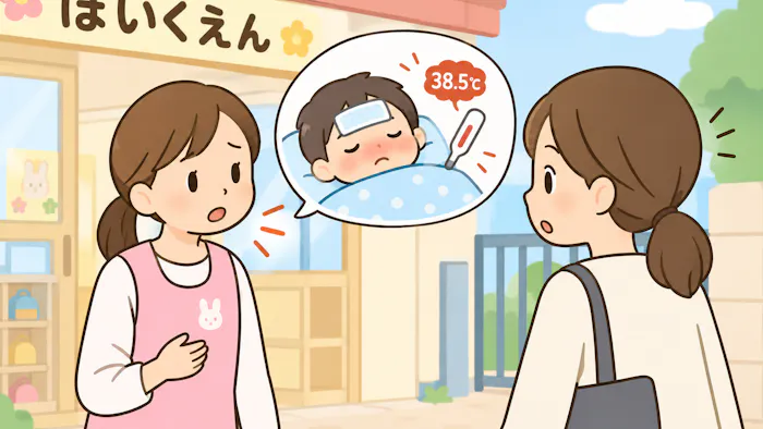 自分の子どもが発熱でお迎え要請！そんな時・・・